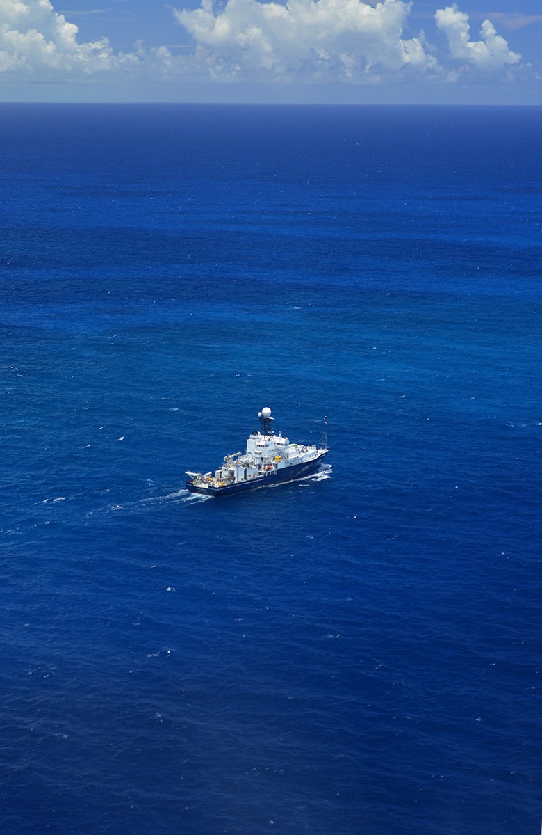 R/V Revelle near Velasco Reef